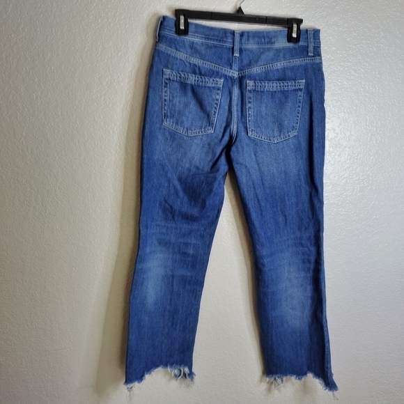 Free People We the Free Maggie Ripped Ankle Straight Leg Jeans sz 27 - Picture 7 of 9